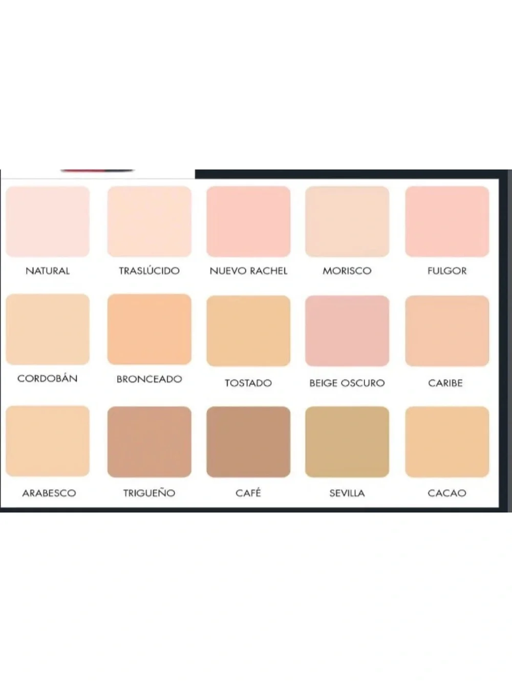 Maja pressed powder lot shade Sevilla and Tostado